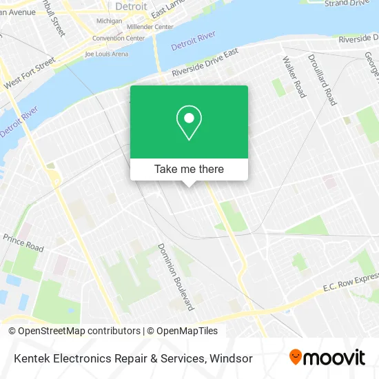 Kentek Electronics Repair & Services map