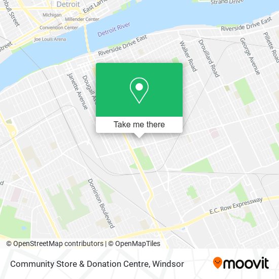 Community Store & Donation Centre map