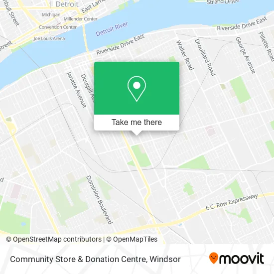 Community Store & Donation Centre map