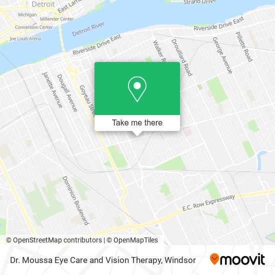 Dr. Moussa Eye Care and Vision Therapy map