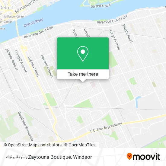 زيتونة بوتيك Zaytouna Boutique plan