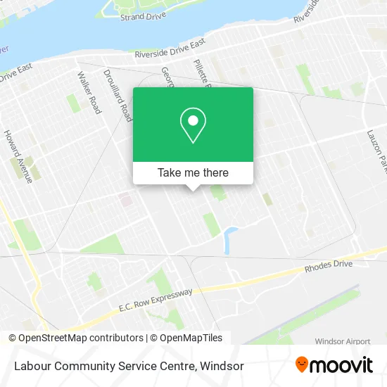 Labour Community Service Centre map