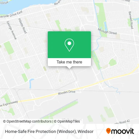 Home-Safe Fire Protection (Windsor) map