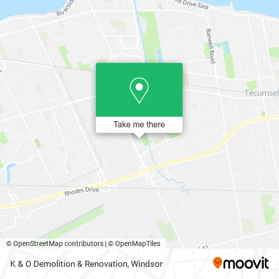 K & O Demolition & Renovation map
