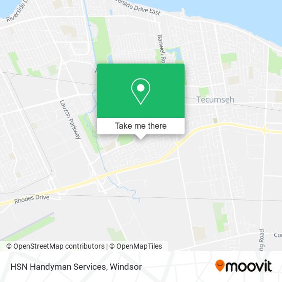 HSN Handyman Services map