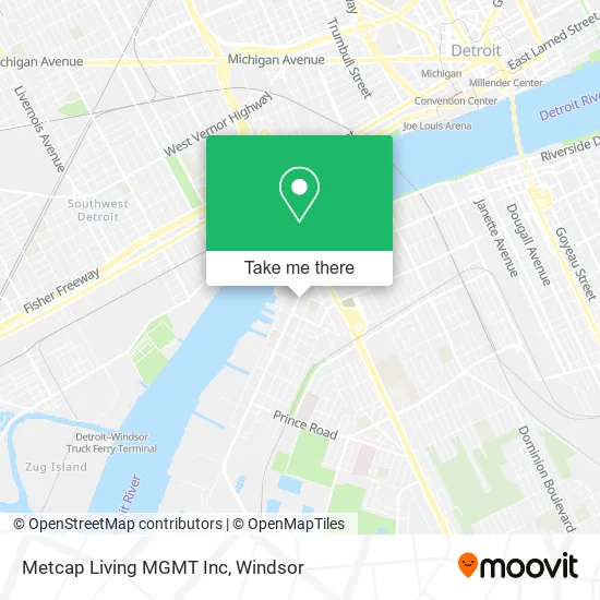 Metcap Living MGMT Inc map