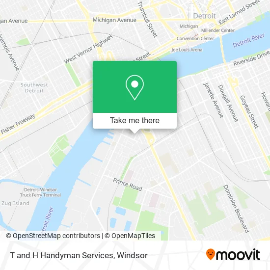 T and H Handyman Services map