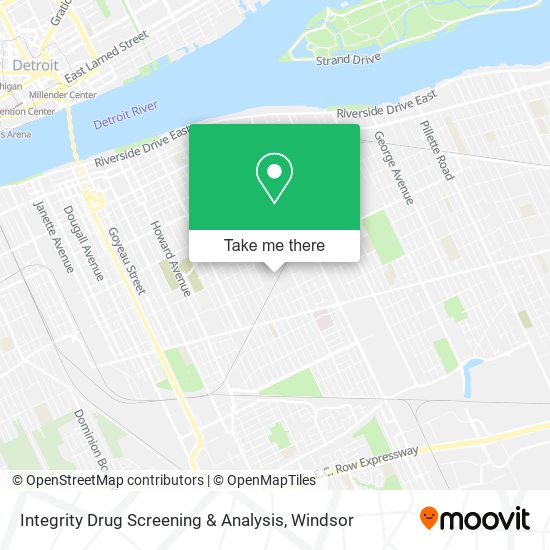 Integrity Drug Screening & Analysis map