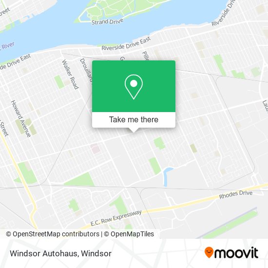 Windsor Autohaus map