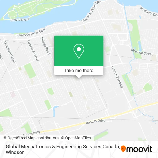 Global Mechatronics & Engineering Services Canada map