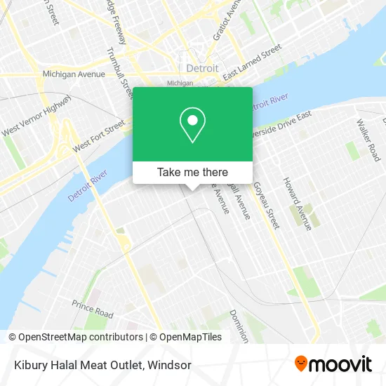 Kibury Halal Meat Outlet map