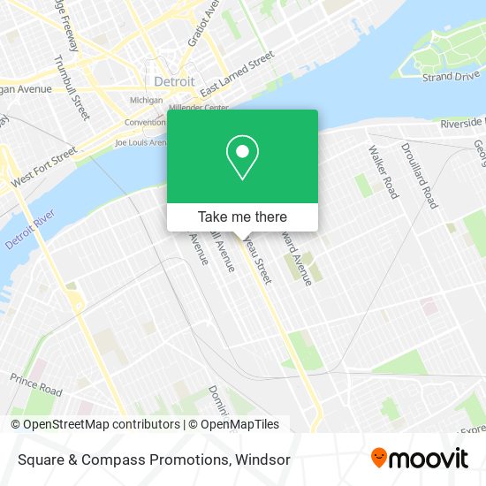 Square & Compass Promotions map