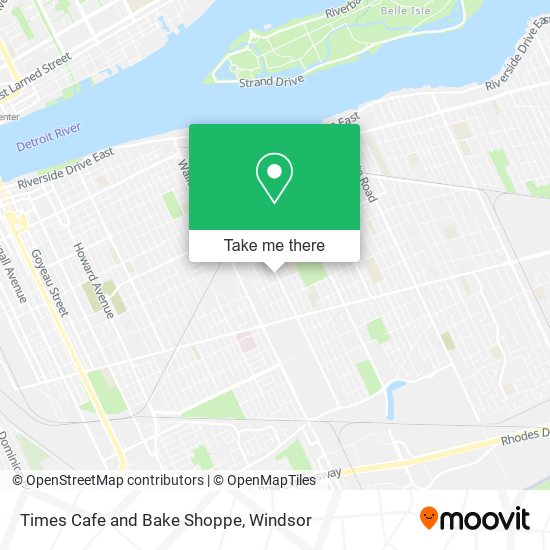 Times Cafe and Bake Shoppe map