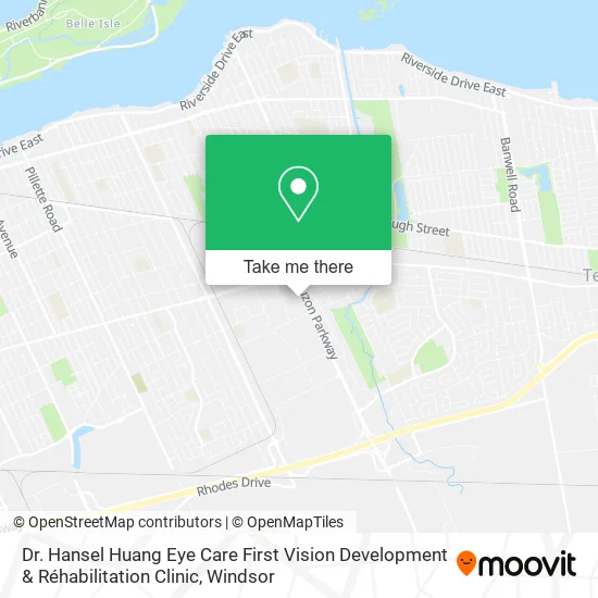 Dr. Hansel Huang Eye Care First Vision Development & Réhabilitation Clinic map