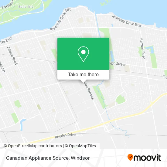 Canadian Appliance Source map