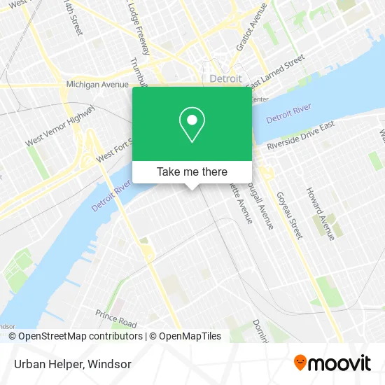 Urban Helper map