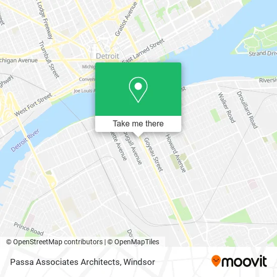 Passa Associates Architects map