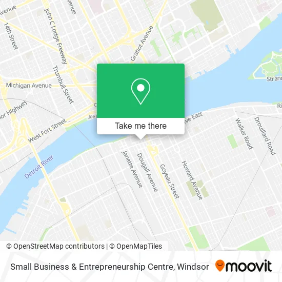 Small Business & Entrepreneurship Centre map