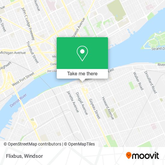 Flixbus map