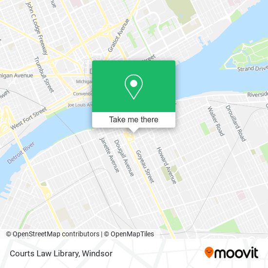 Courts Law Library map