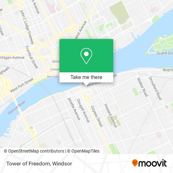 Tower of Freedom map