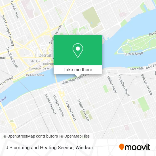 J Plumbing and Heating Service map