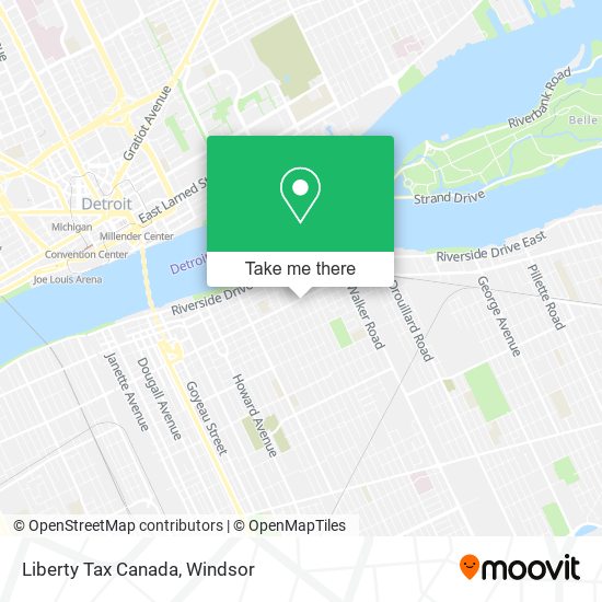 Liberty Tax Canada map