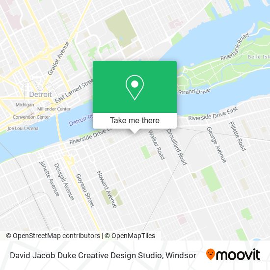 David Jacob Duke Creative Design Studio map