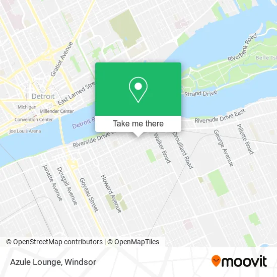 Azule Lounge map