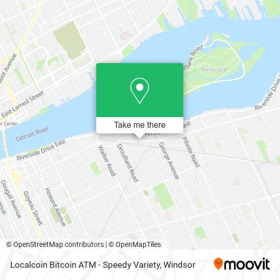 Localcoin Bitcoin ATM - Speedy Variety map