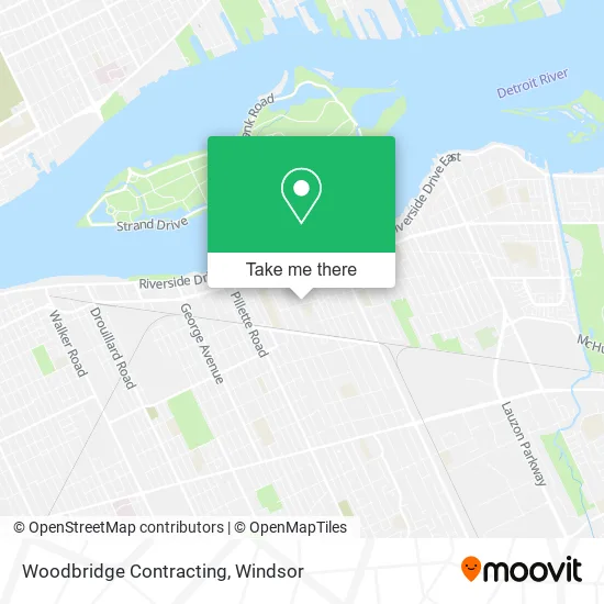 Woodbridge Contracting map
