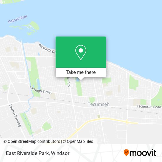 East Riverside Park map