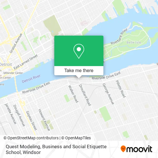 Quest Modeling, Business and Social Etiquette School map