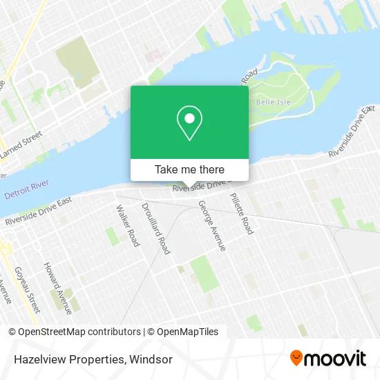 Hazelview Properties map