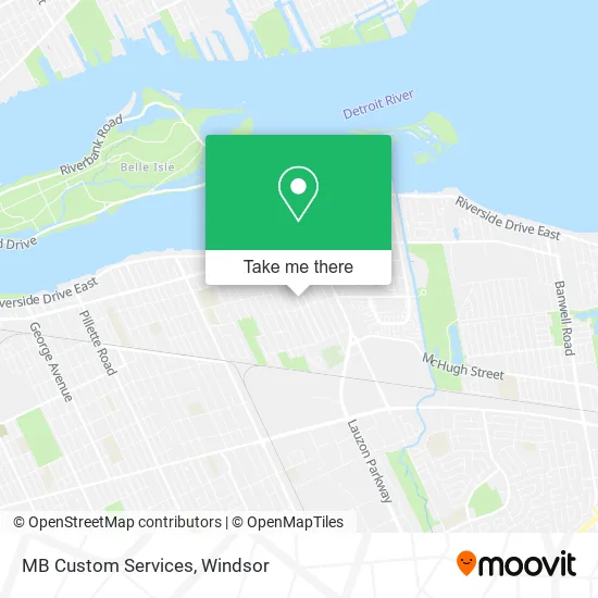MB Custom Services map