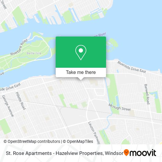 St. Rose Apartments - Hazelview Properties map