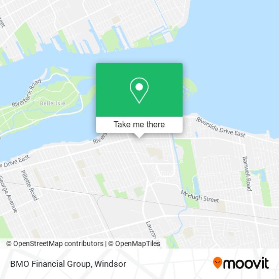 BMO Financial Group map