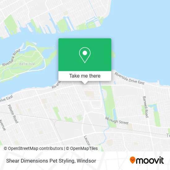 Shear Dimensions Pet Styling map