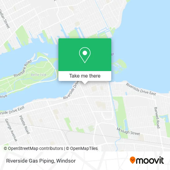 Riverside Gas Piping map