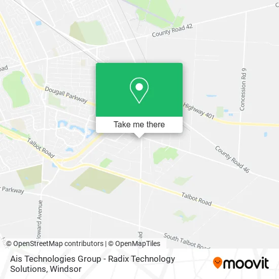 Ais Technologies Group - Radix Technology Solutions map