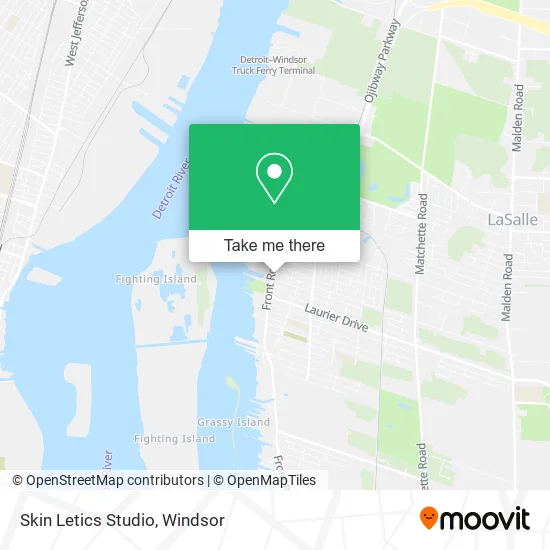 Skin Letics Studio map