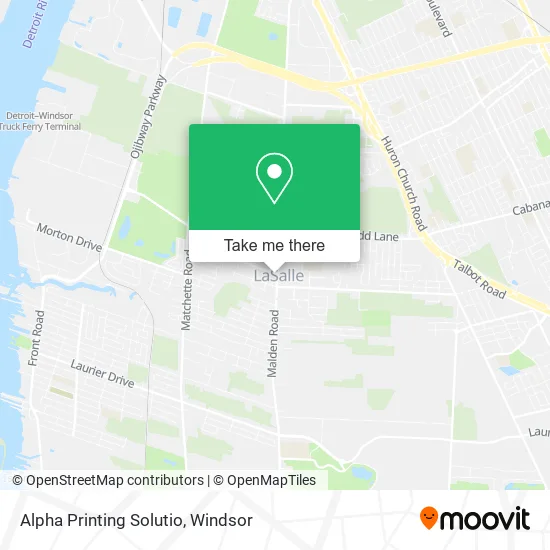 Alpha Printing Solutio map