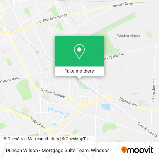 Duncan Wilson - Mortgage Suite Team map