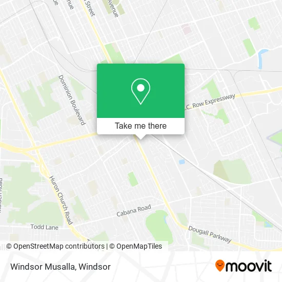 Windsor Musalla map