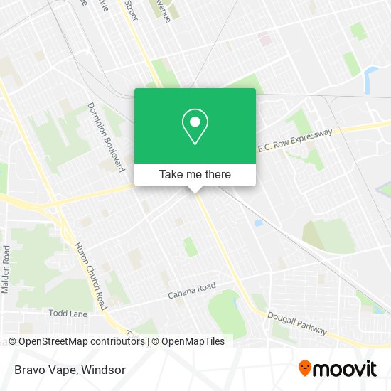 Bravo Vape map