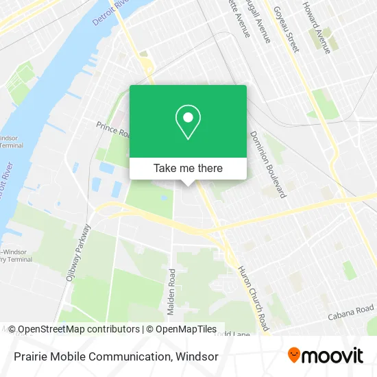 Prairie Mobile Communication map