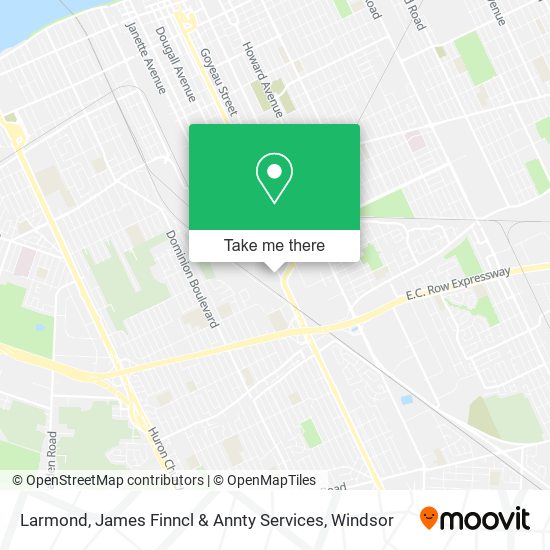 Larmond, James Finncl & Annty Services map