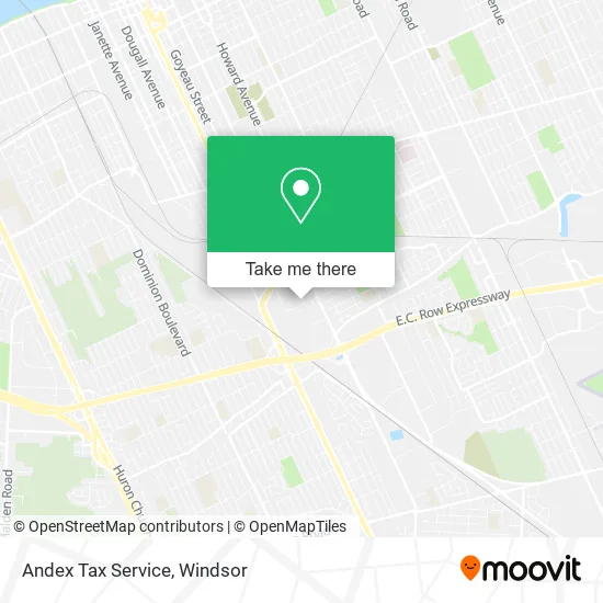 Andex Tax Service map