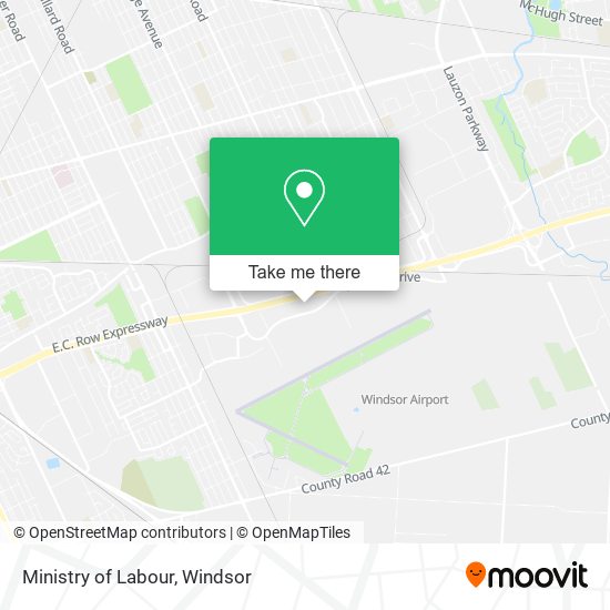 Ministry of Labour map