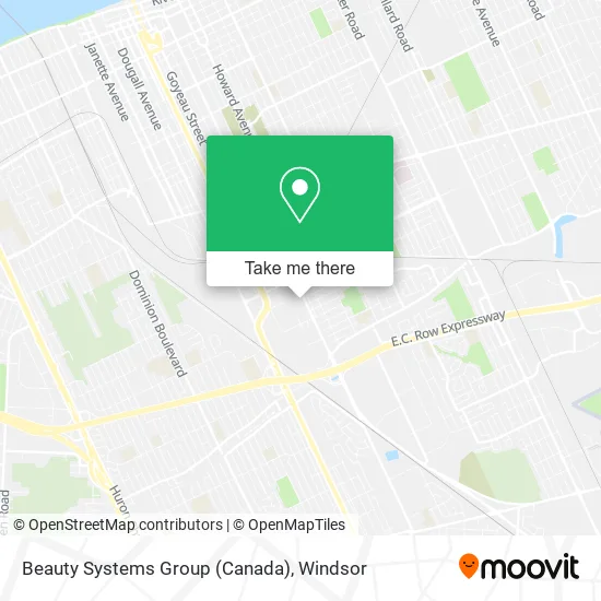 Beauty Systems Group (Canada) map